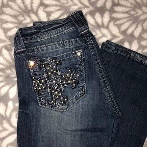 Size 26 MISSME mid rise bootcut jeans